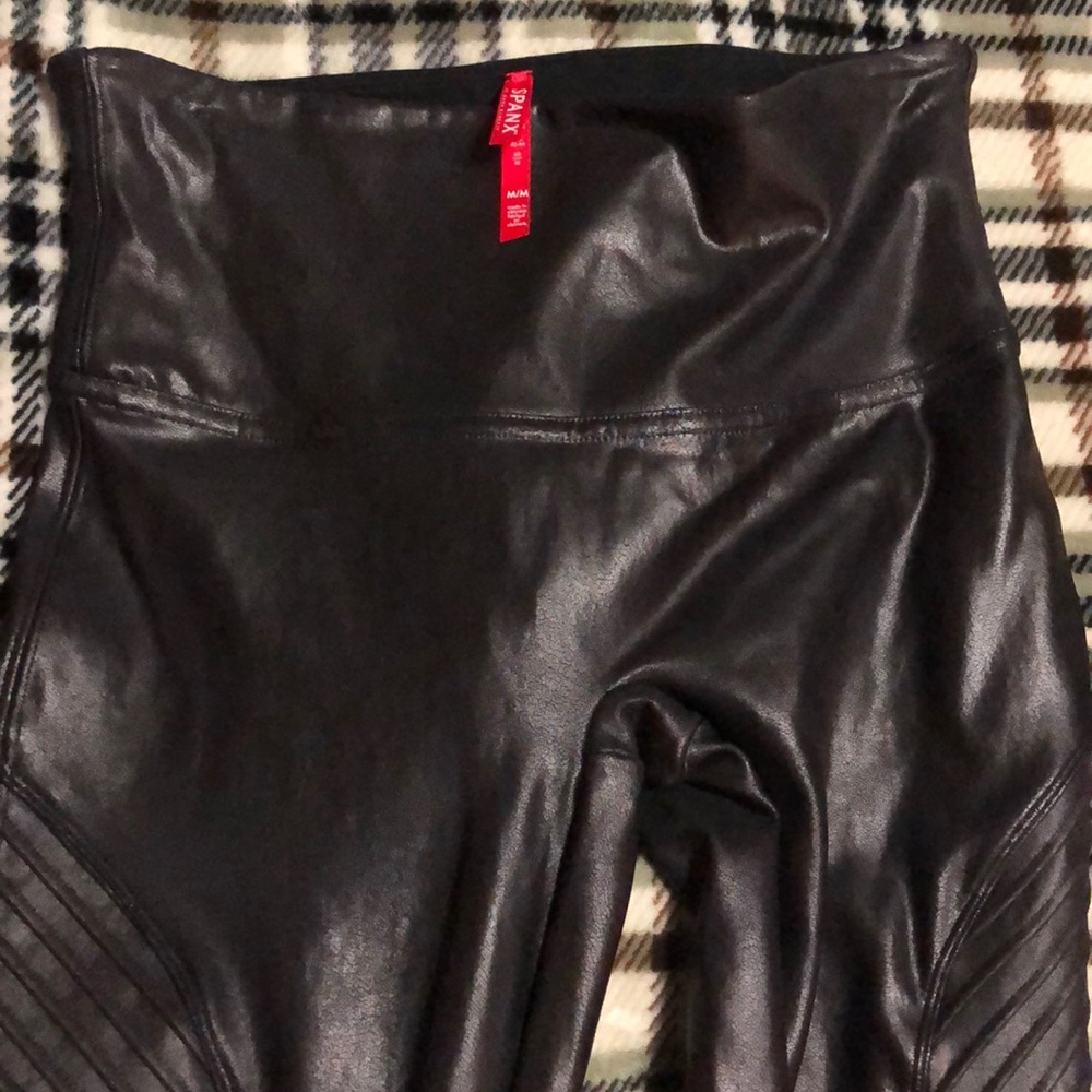 Spanx faux leather leggings